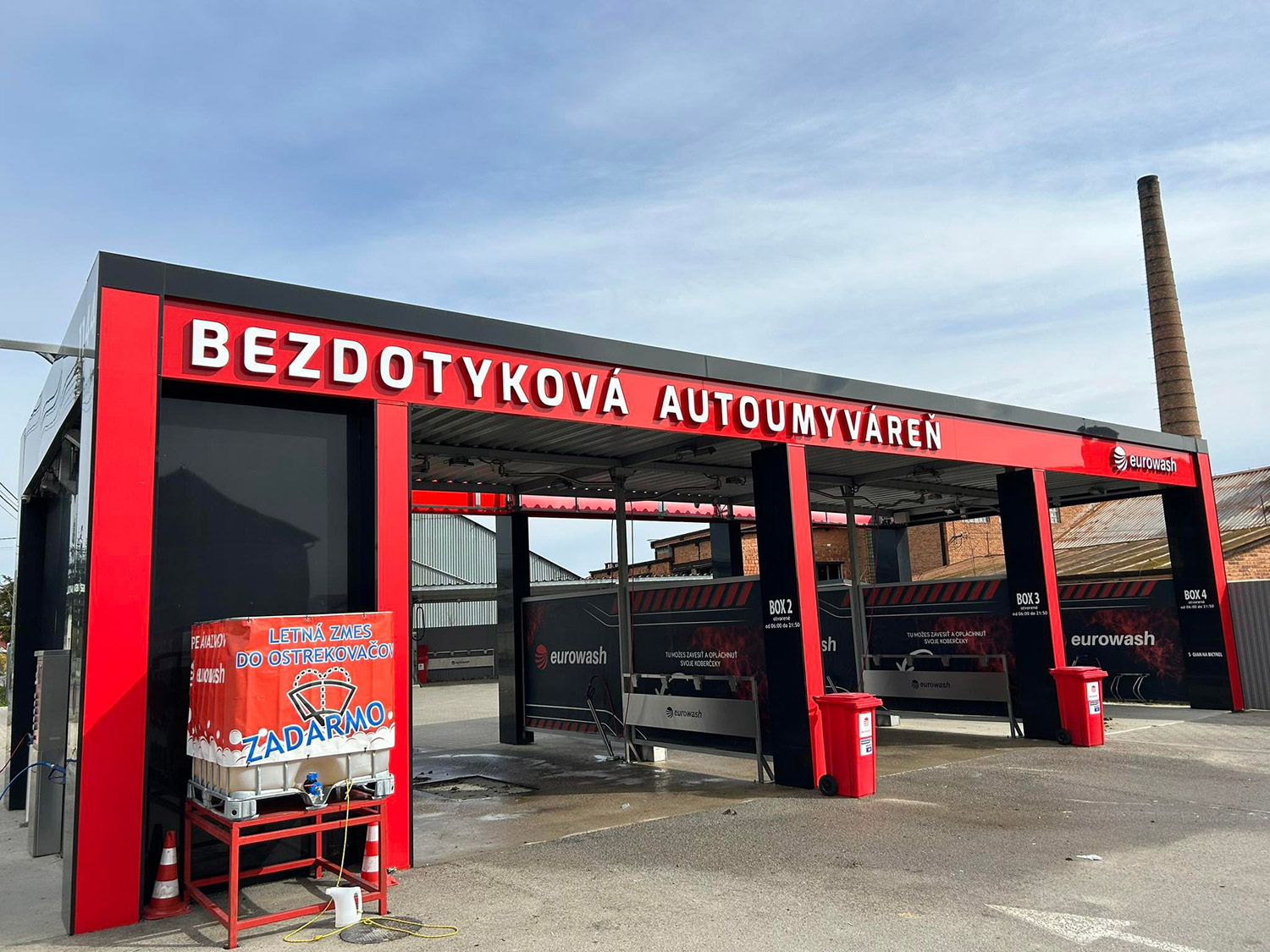 Eurowash | Bezdotyková autoumyváreň